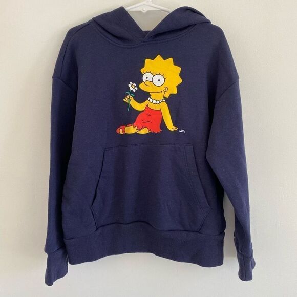 The Simpsons Lisa Floral Details Hoodie - Picture 1 of 6